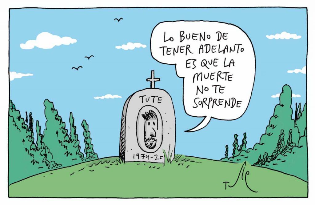 Una viñeta de Tute.