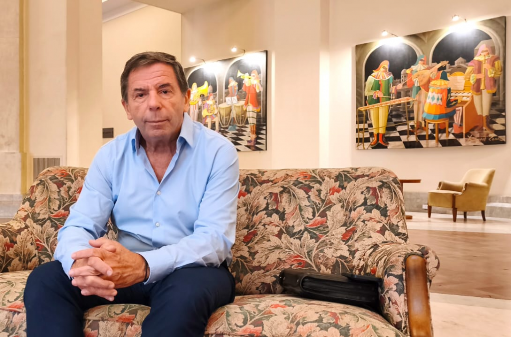 Javier María Leal de Ibarra, titular de la Junta de Presidentes de Cámaras Federales y Nacionales, mano a mano con LA CAPITAL.