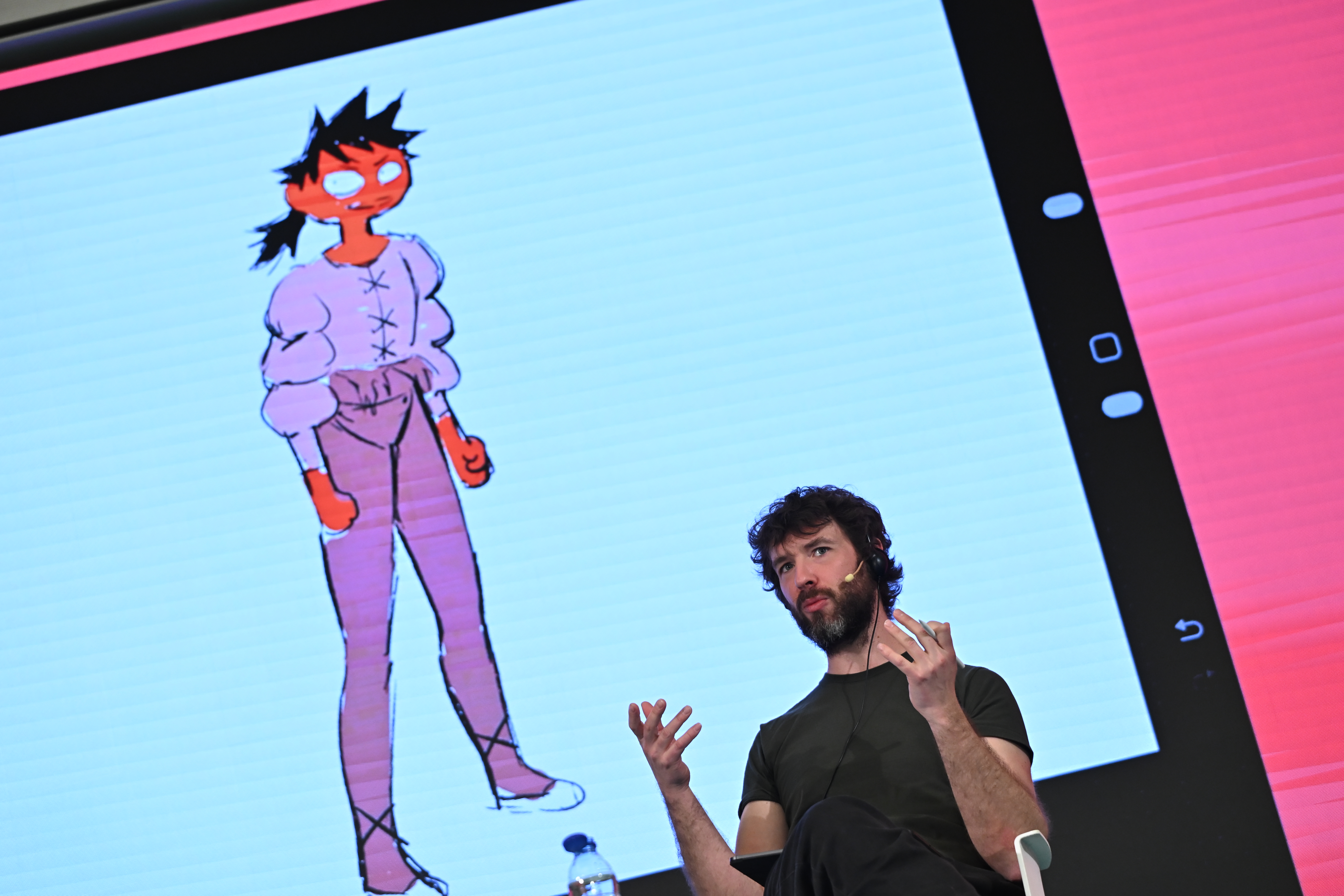 Mathieu Burniat durante Feria del Cómic, en Madrid. Foto: EFE | Fernando Villar.