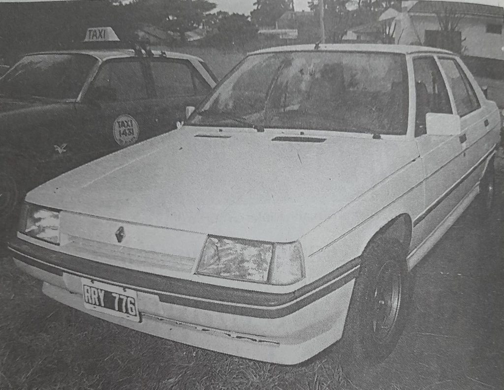 El vehículo de Sergio Seguro tras ser recuperado por la policía.