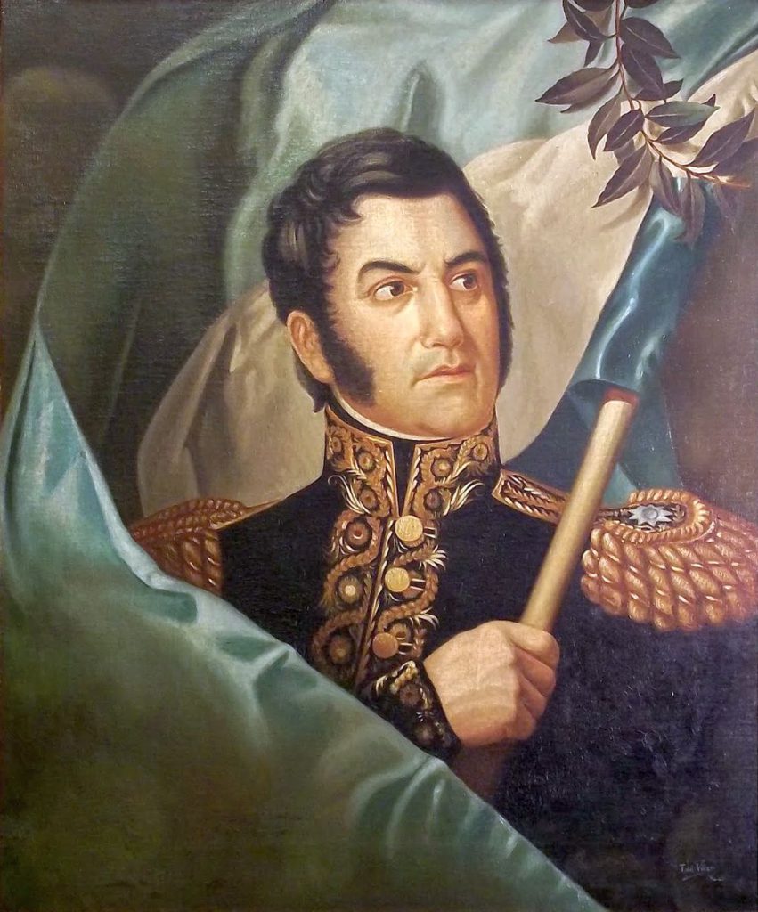 Retrato de San Martín, exhibido en el Museo Histórico Nacional.