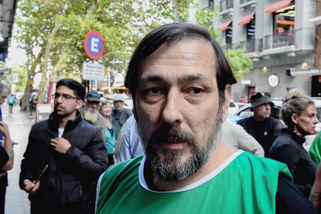 Guillermo López, delegado de ATE.